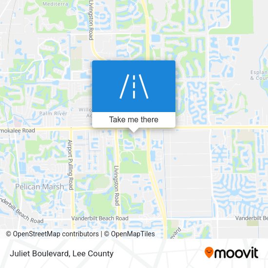 Mapa de Juliet Boulevard