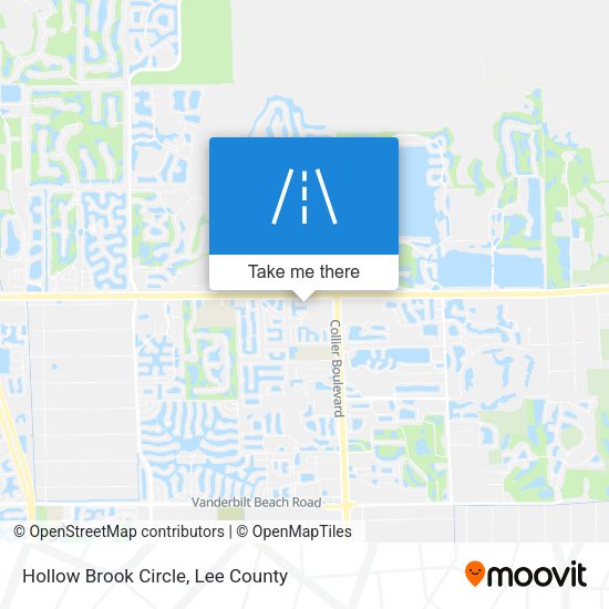 Hollow Brook Circle map