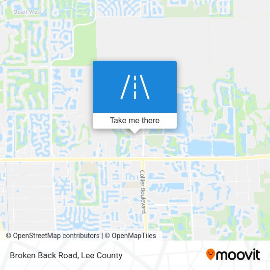 Mapa de Broken Back Road