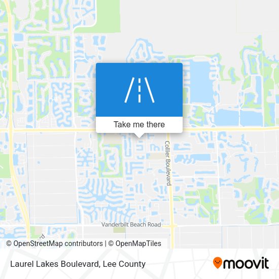 Laurel Lakes Boulevard map