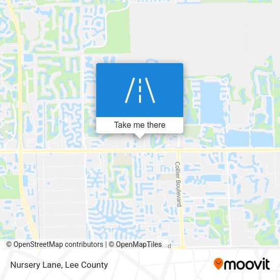 Mapa de Nursery Lane