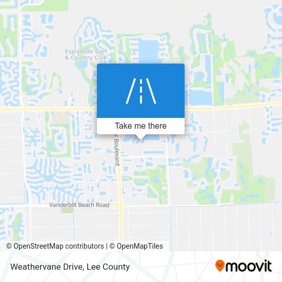 Weathervane Drive map