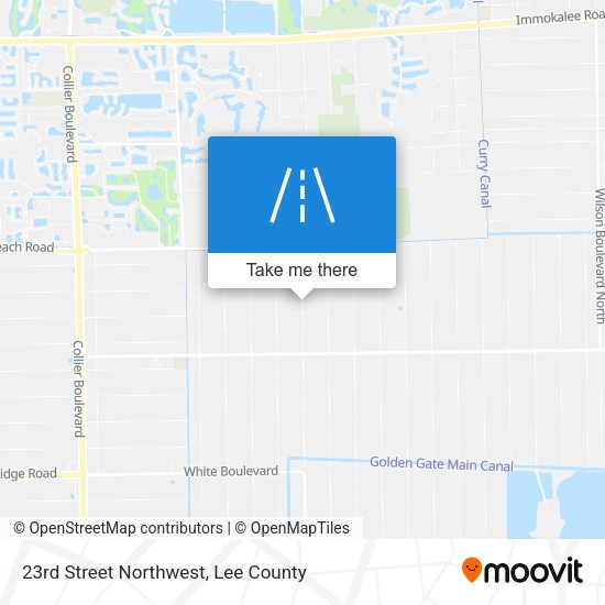 Mapa de 23rd Street Northwest