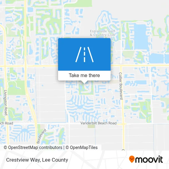 Crestview Way map