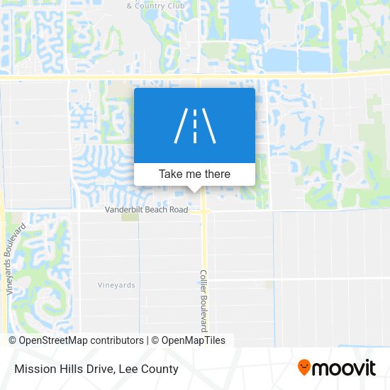 Mission Hills Drive map