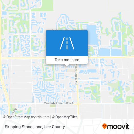 Skipping Stone Lane map