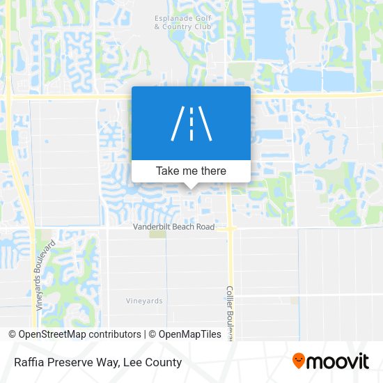 Raffia Preserve Way map