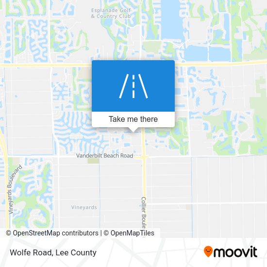 Mapa de Wolfe Road