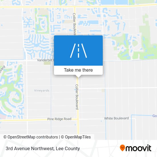 3rd Avenue Northwest map