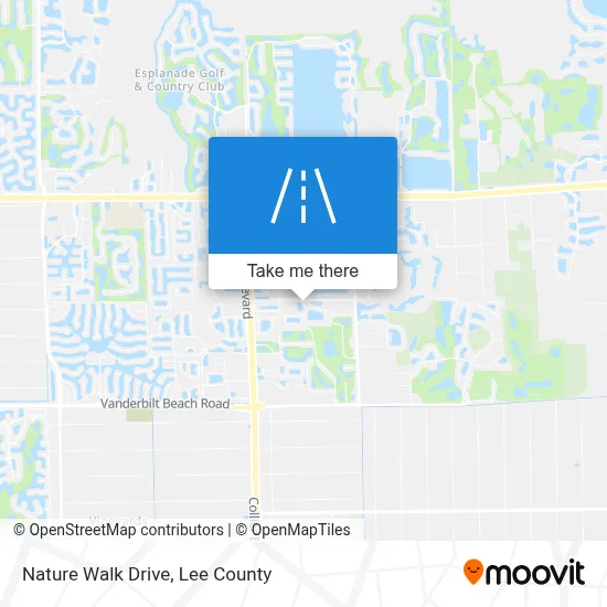 Nature Walk Drive map