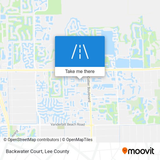 Mapa de Backwater Court