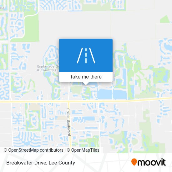 Breakwater Drive map