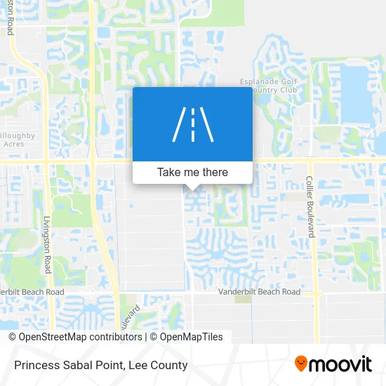 Princess Sabal Point map