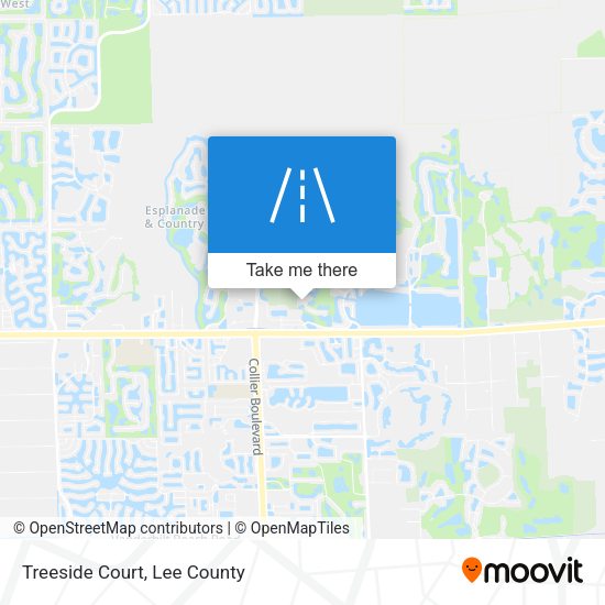 Treeside Court map