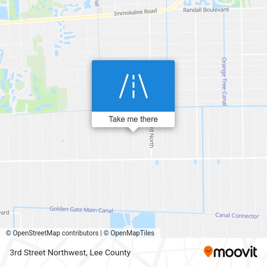 3rd Street Northwest map