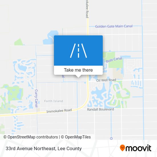 33rd Avenue Northeast map