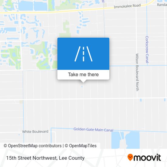 15th Street Northwest map