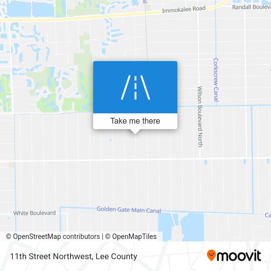 11th Street Northwest map