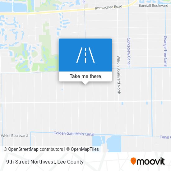 9th Street Northwest map