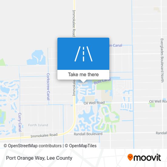 Mapa de Port Orange Way