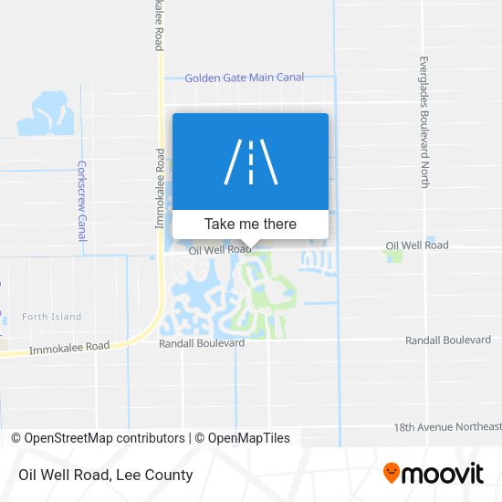 Mapa de Oil Well Road
