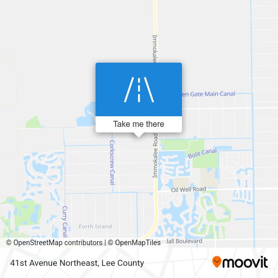 41st Avenue Northeast map