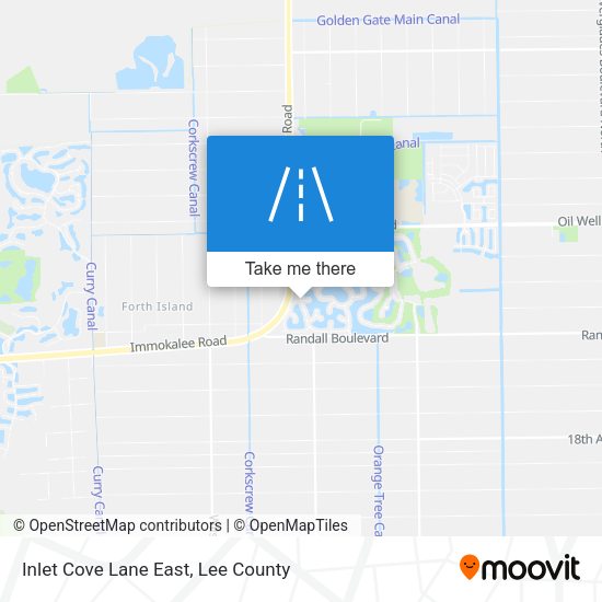 Mapa de Inlet Cove Lane East