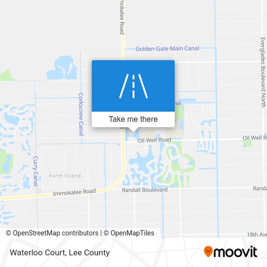 Mapa de Waterloo Court