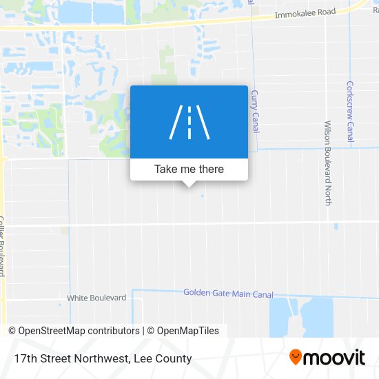 17th Street Northwest map
