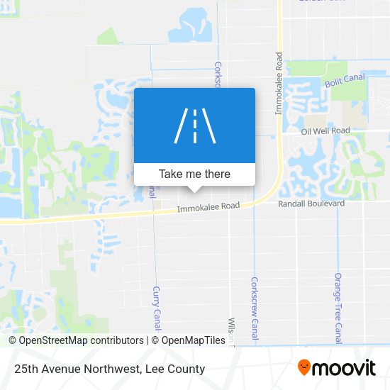 Mapa de 25th Avenue Northwest