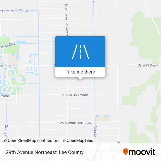 29th Avenue Northeast map