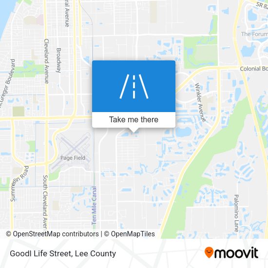 Mapa de Goodl Life Street