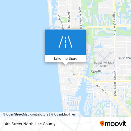 4th Street North map