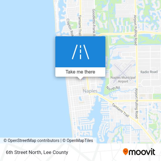 6th Street North map