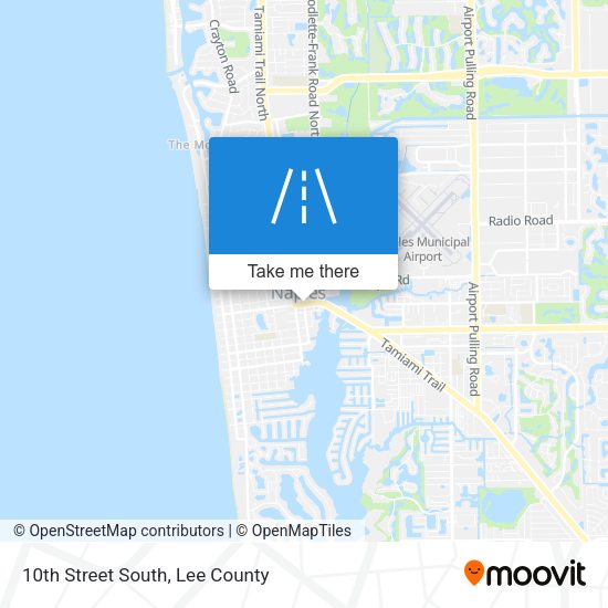 10th Street South map