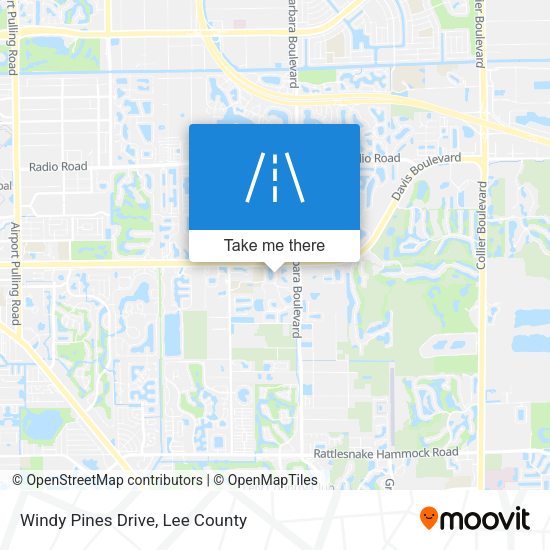 Windy Pines Drive map