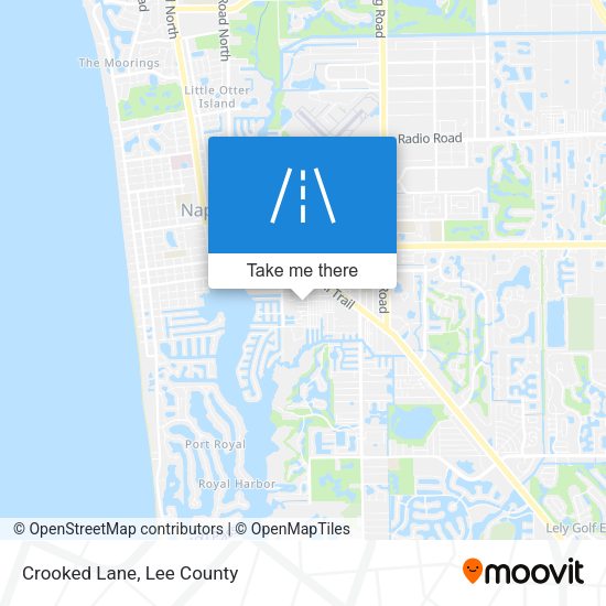 Mapa de Crooked Lane