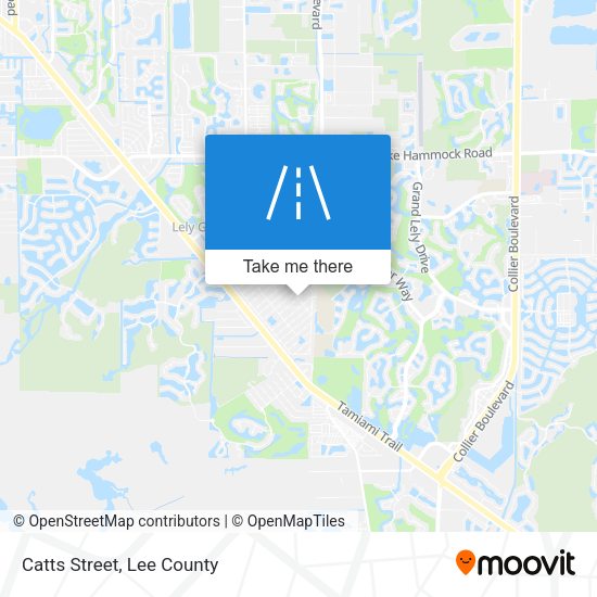 Mapa de Catts Street
