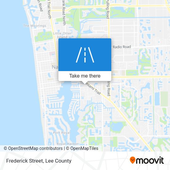 Mapa de Frederick Street