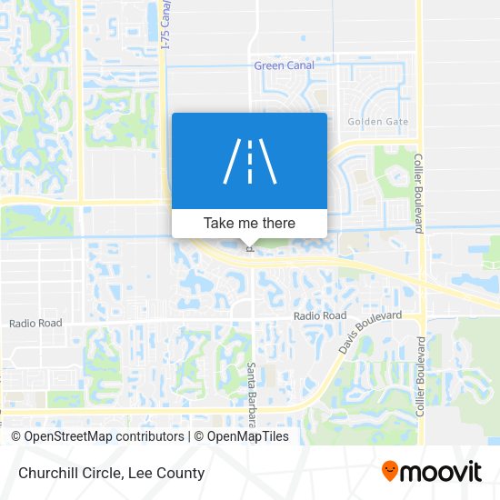 Churchill Circle map