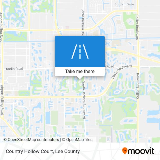 Country Hollow Court map