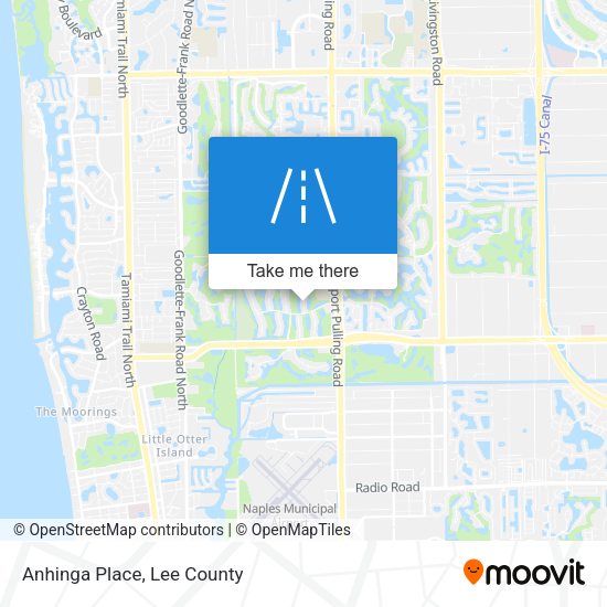 Anhinga Place map