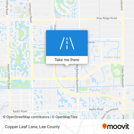 Mapa de Copper Leaf Lane