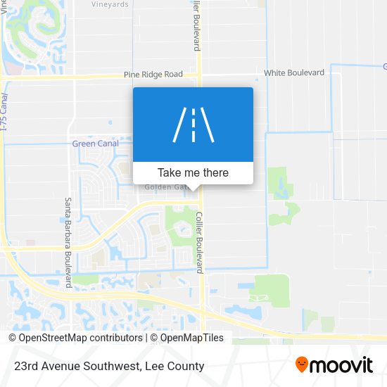 23rd Avenue Southwest map