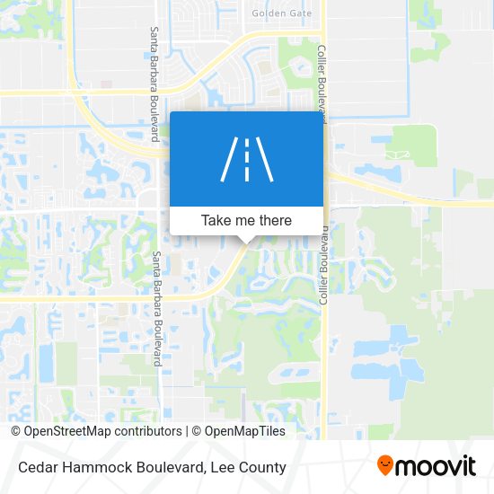 Cedar Hammock Boulevard map