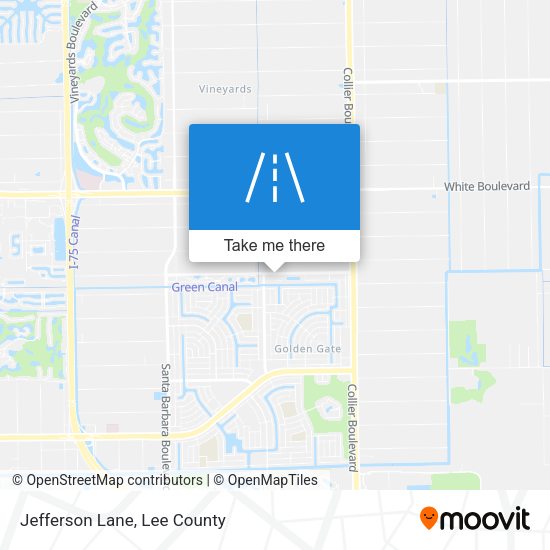 Mapa de Jefferson Lane