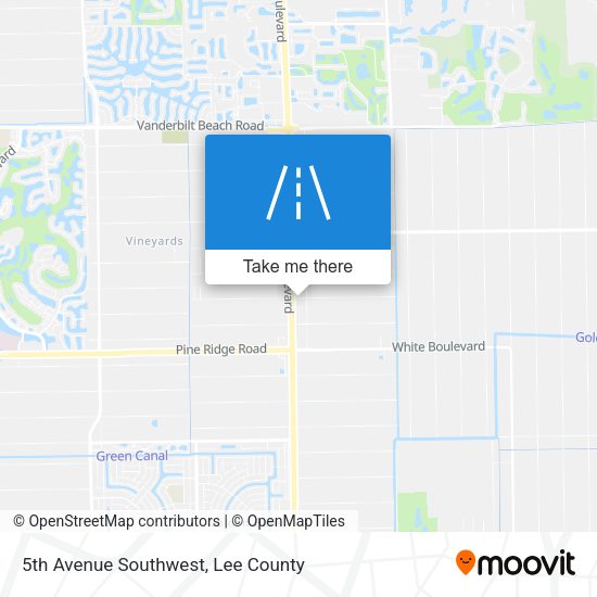 Mapa de 5th Avenue Southwest