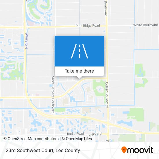 23rd Southwest Court map