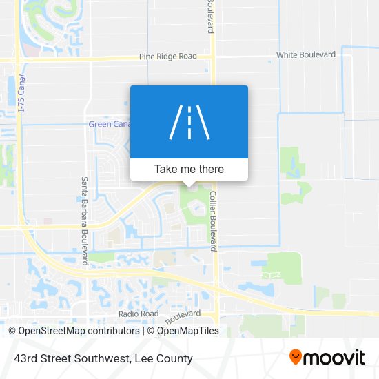 43rd Street Southwest map