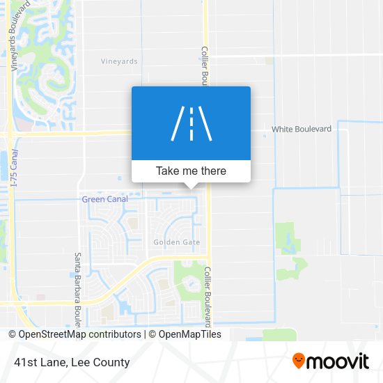 Mapa de 41st Lane